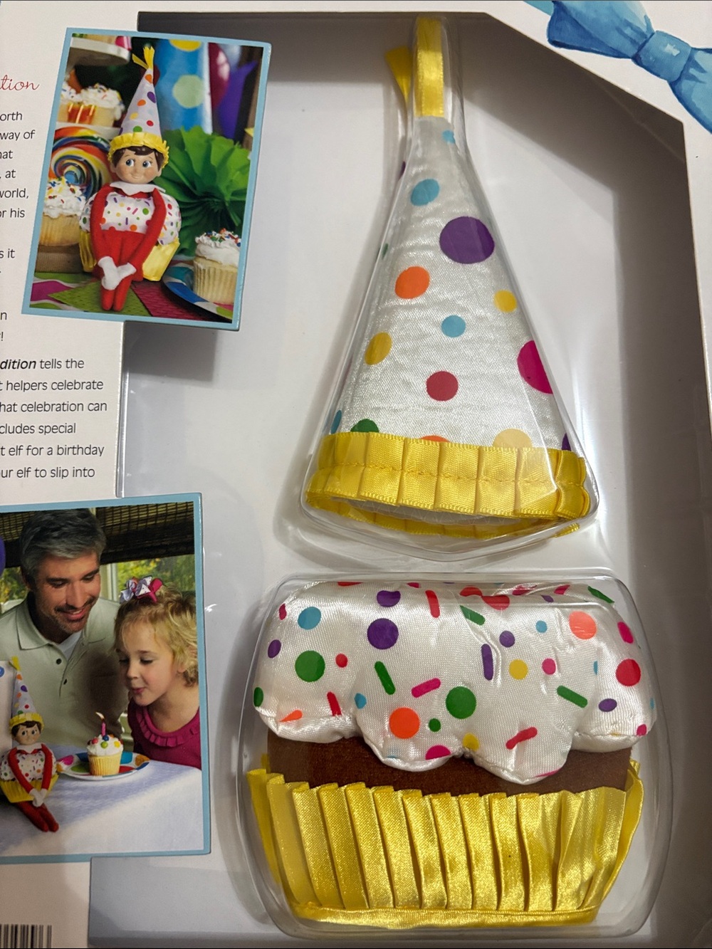 The Elf on the Shelf: A Birthday Tradition Box Set + Cupcake Suit & Hat outfit